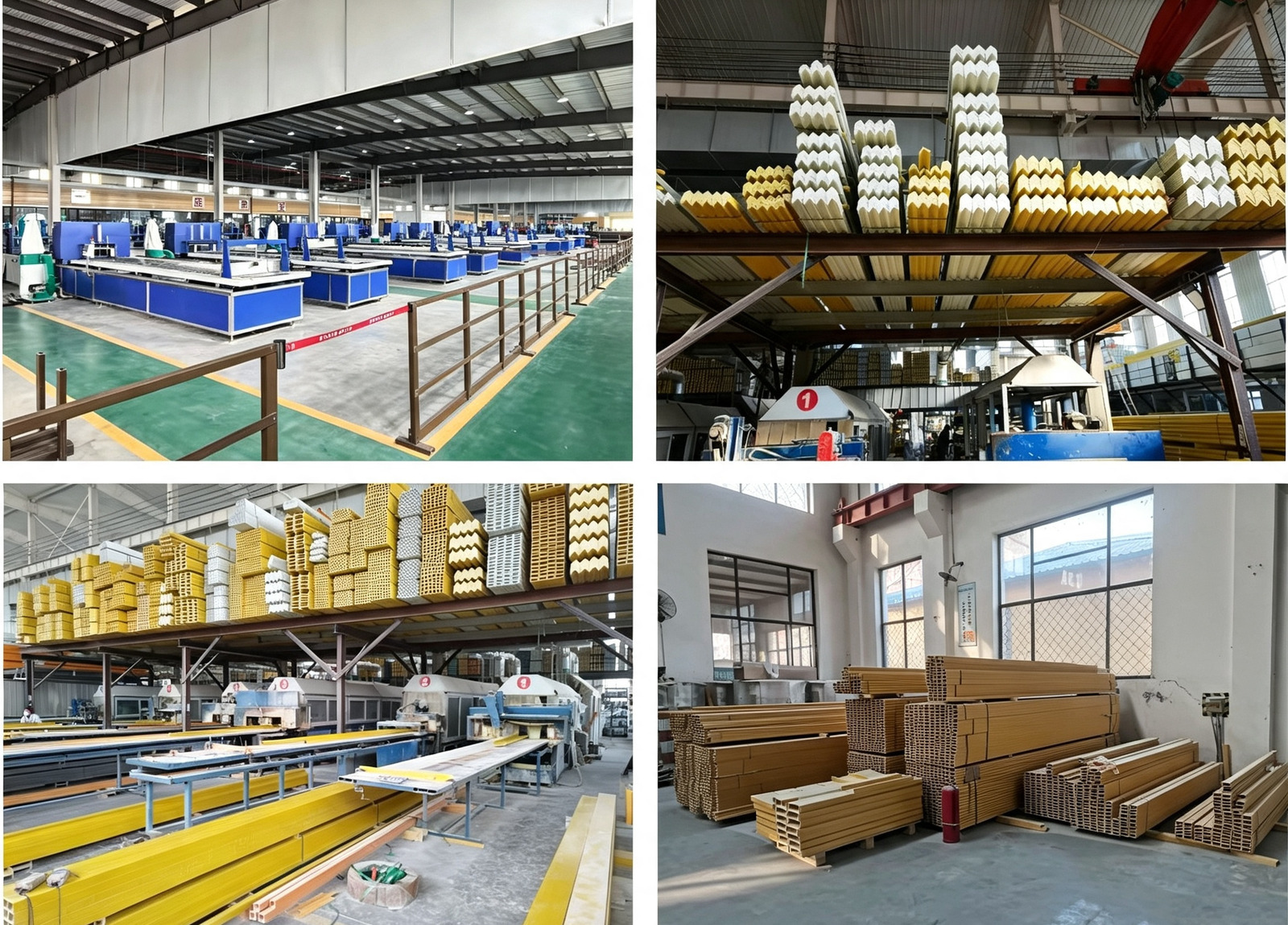 FRP profile workshop and adjoining warehouse