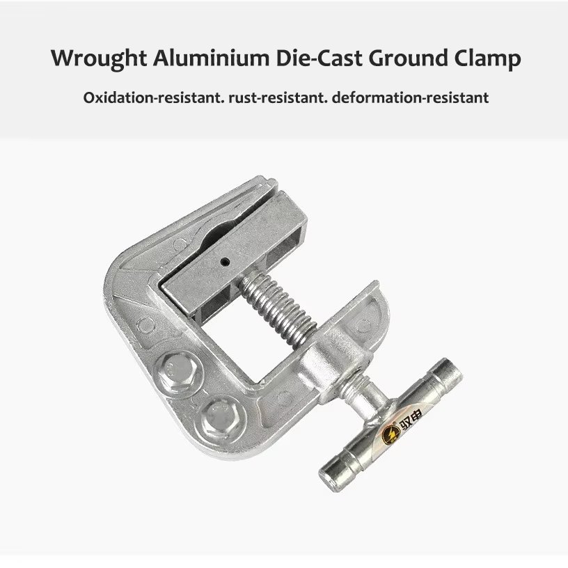 Portable Earthing Wire Set with Spiral & Alligator Clamps detail 4