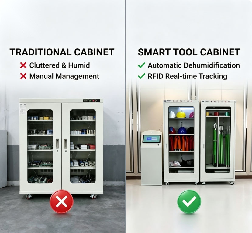 Smart RFID Tool Cabinet with Face Recognition Access detail 5