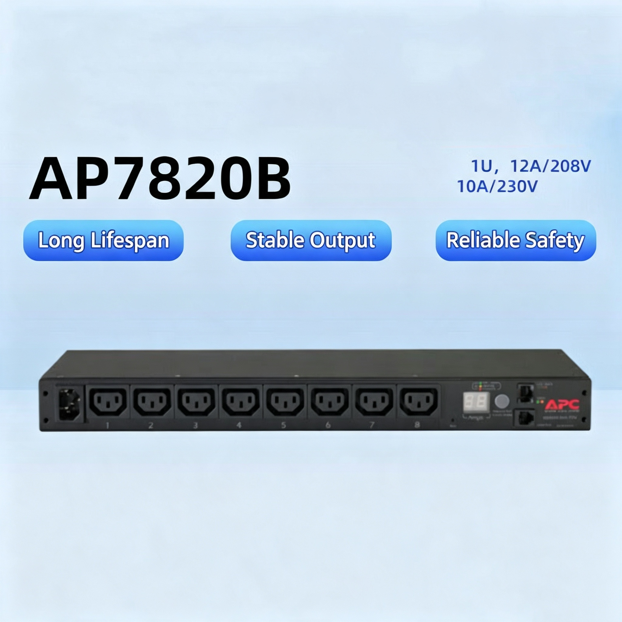 AP7922B Rack PDU (Switched, 2U, 32A, 230V, 16×C13) detail 3
