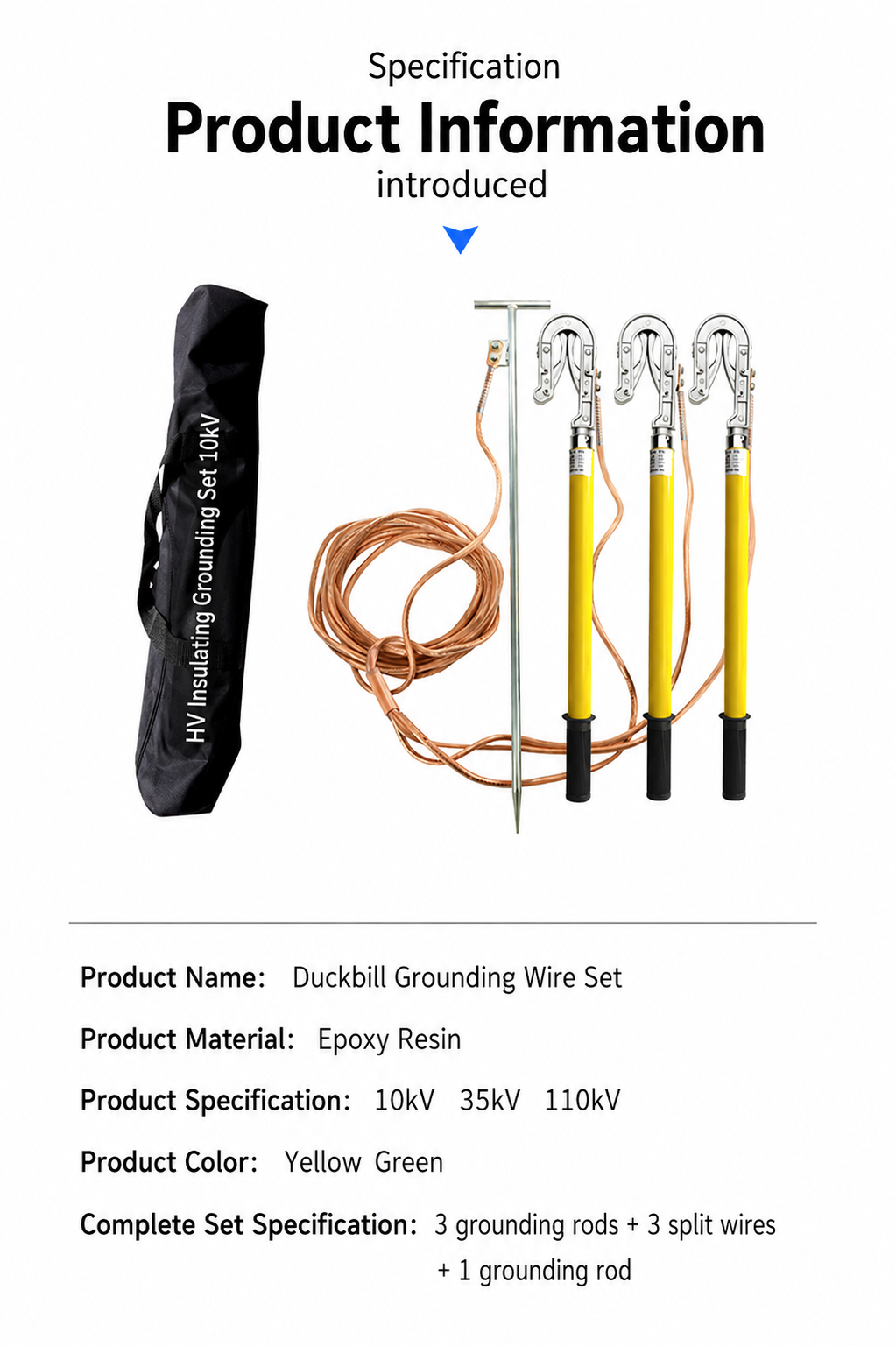 IEC 61230 110 kV Portable Grounding Kit detail 3