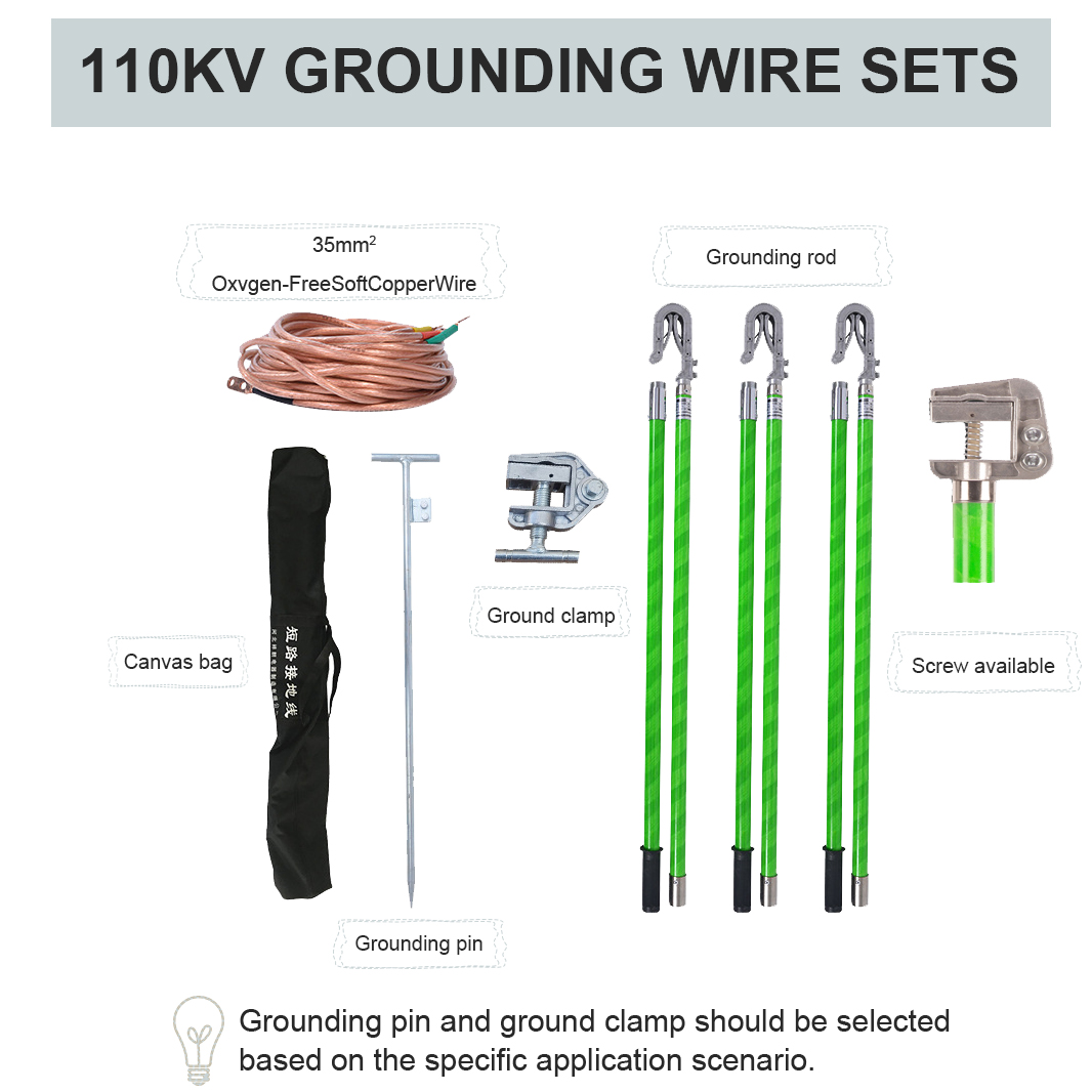 110 kV Earth Rod & 3-Phase Short-Circuit Ground Wire Set detail 3