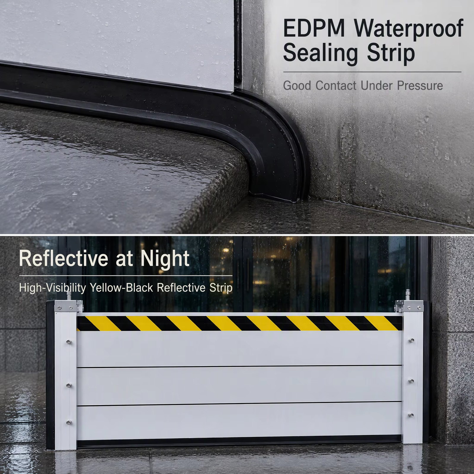 Aluminum Flood Defence Board — Detachable Water Barrier detail 2