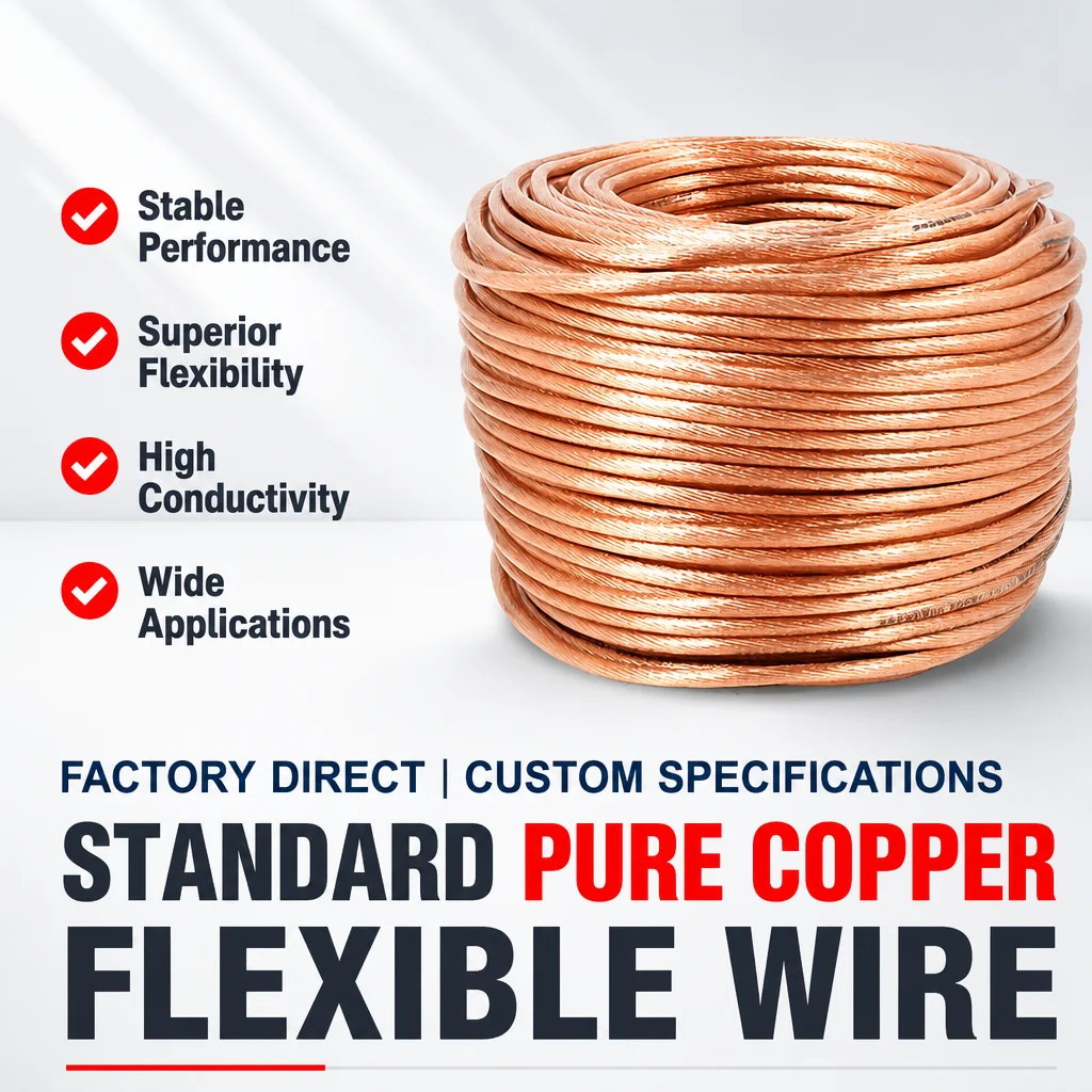 Transparent PVC Sheath Soft Copper Grounding Wire 2.5-10 mm² detail 1