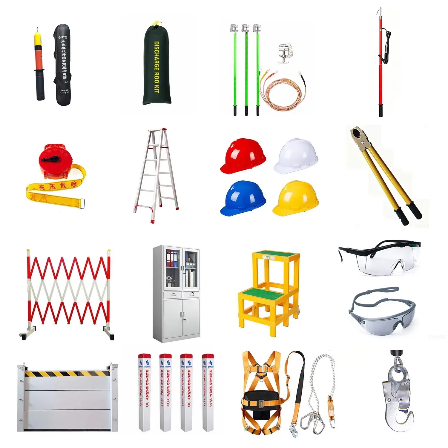 Full Body Electrician Safety Harness with Waist Belt detail 8