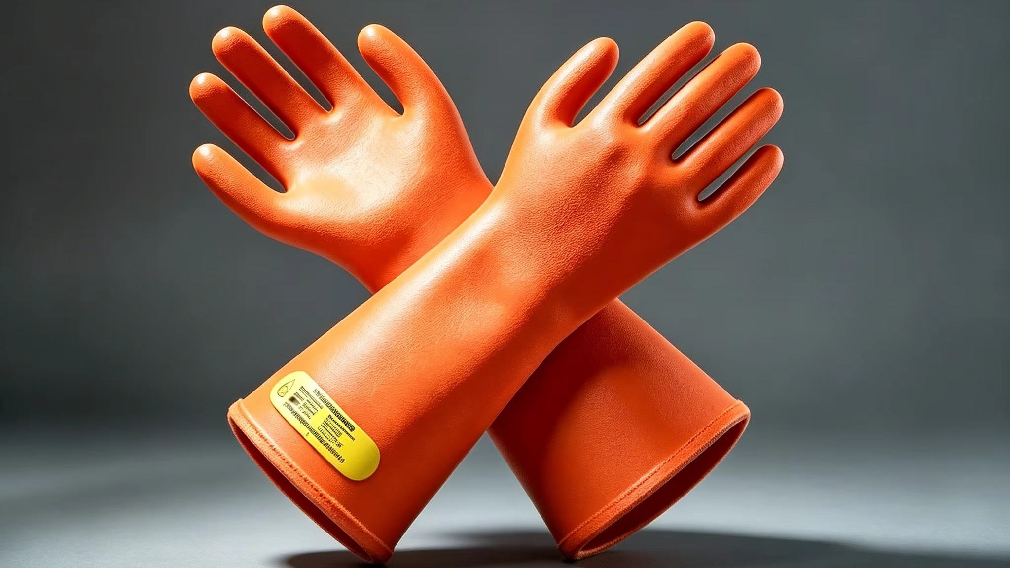 35kV Insulating Rubber Gloves for Live-Line Work detail 1