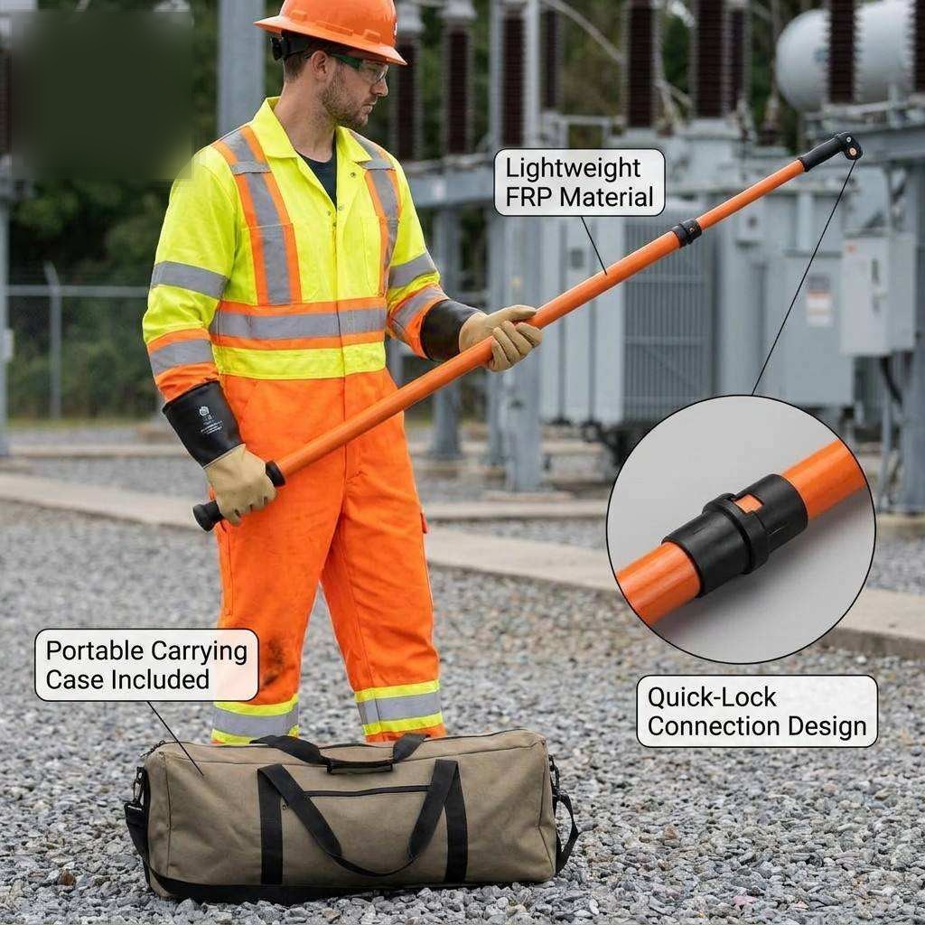 IEC 61230 110 kV Portable Grounding Kit detail 1