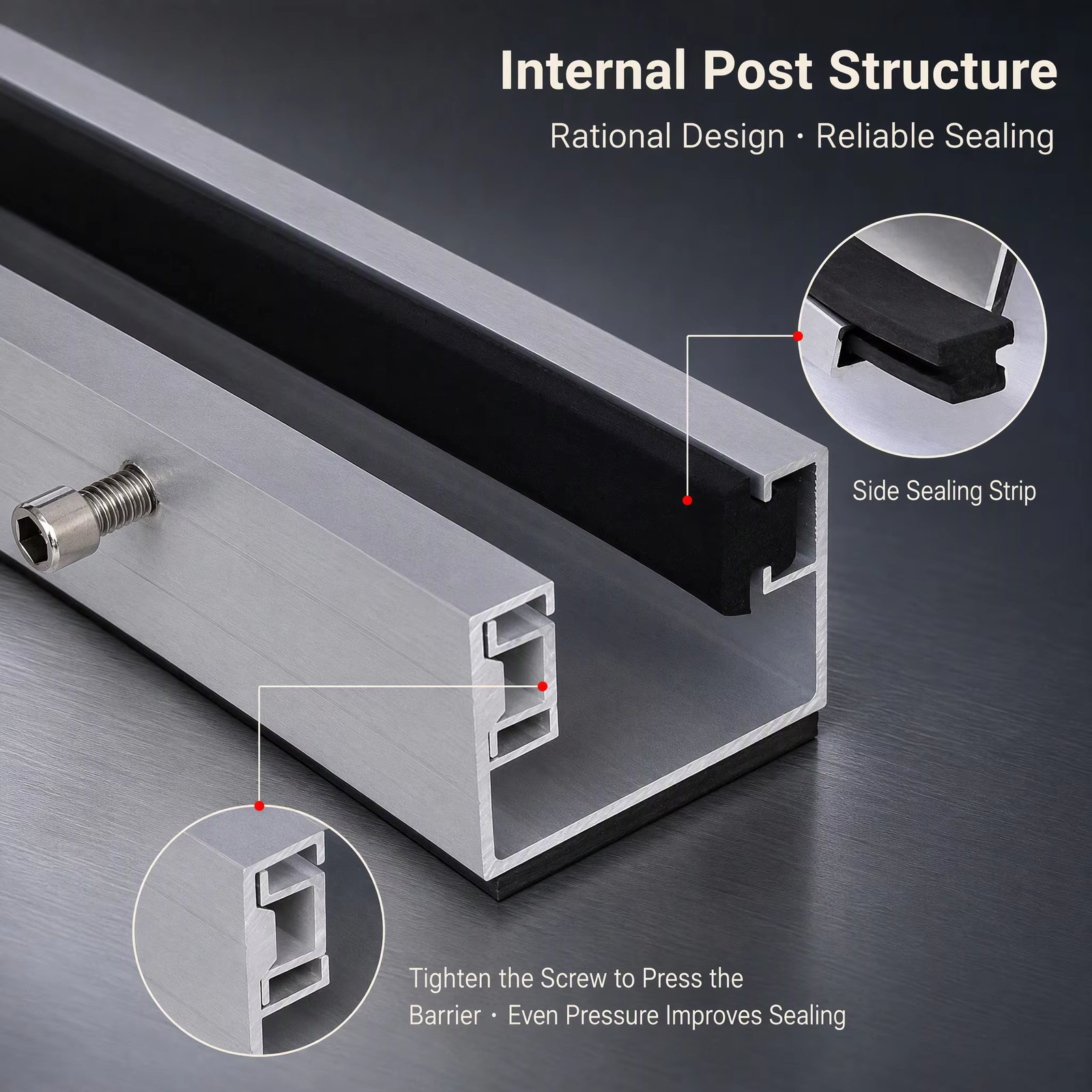 Aluminum Flood Defence Board — Detachable Water Barrier detail 1