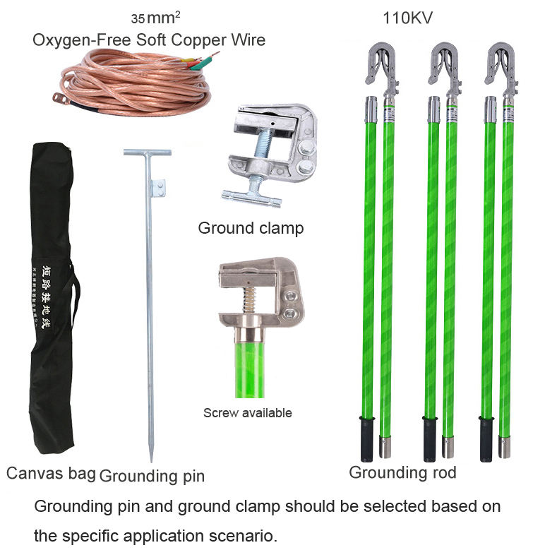 110 kV Earth Rod & 3-Phase Short-Circuit Ground Wire Set