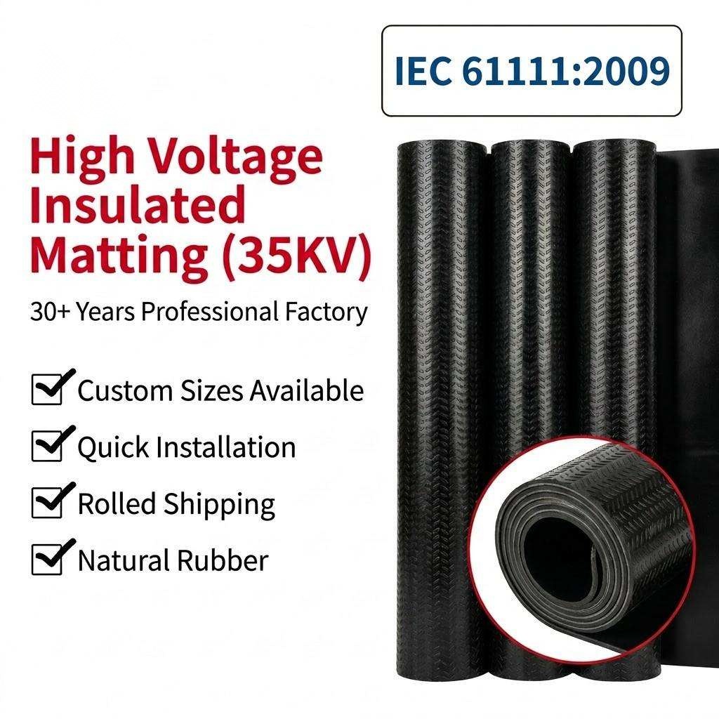 IEC 61111 Standard Insulating Mat 10 kV / 35 kV