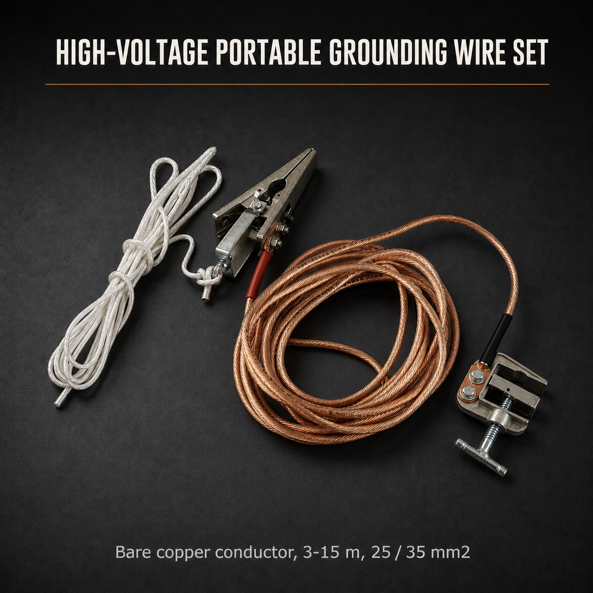 High Voltage Personal Security Grounding Wire (Earth Wire) 35–1000 kV