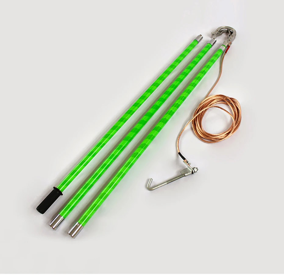 27.5 kV Portable Railway Catenary Grounding Set with Operating Rod